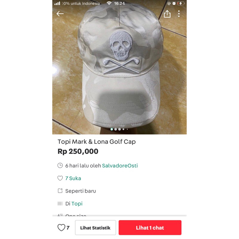 Mark Lona & Lona Golf Cap