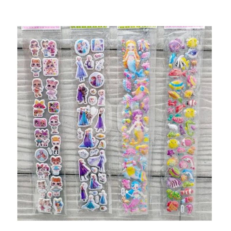 

J(J16) STIKER ANAK TIMBUL PANJANG /STIKER ANAK TIMBUL/HARGA UNTUK 1 LEMBAR