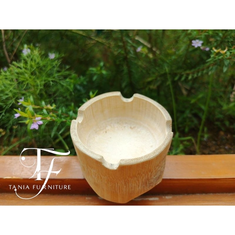 Samiafdol_ Asbak Aesthetic/Asbak Unik/Asbak Bambu