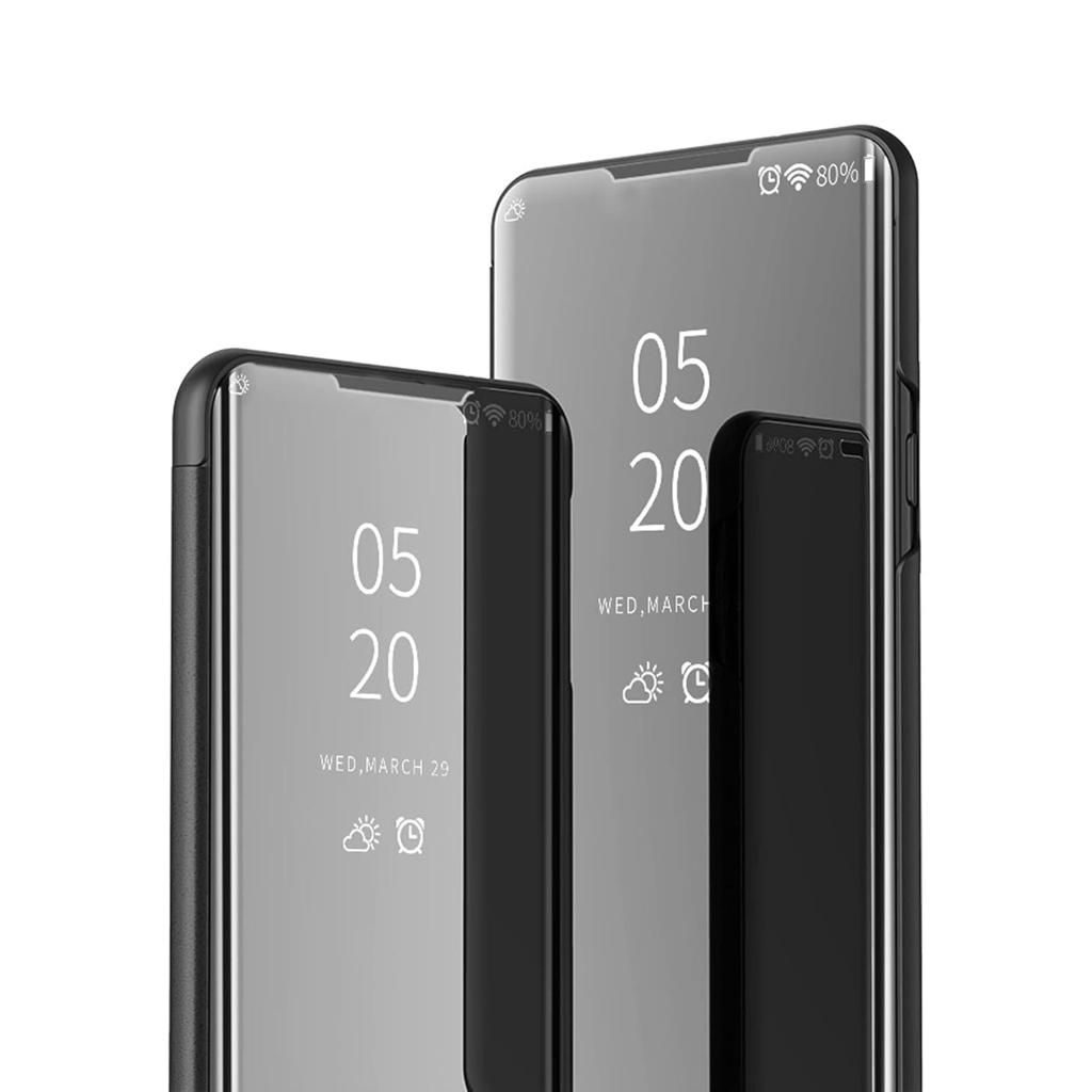 Flip Cover Case Clear View Hardcase Mirror Samsung A22 4G