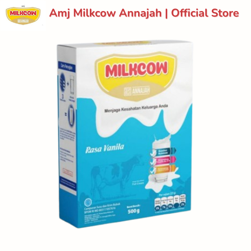

Amj Milkcow Annajah Susu Penggemuk Badan Tinggi Kalsium Rasa Strawberry 500gram