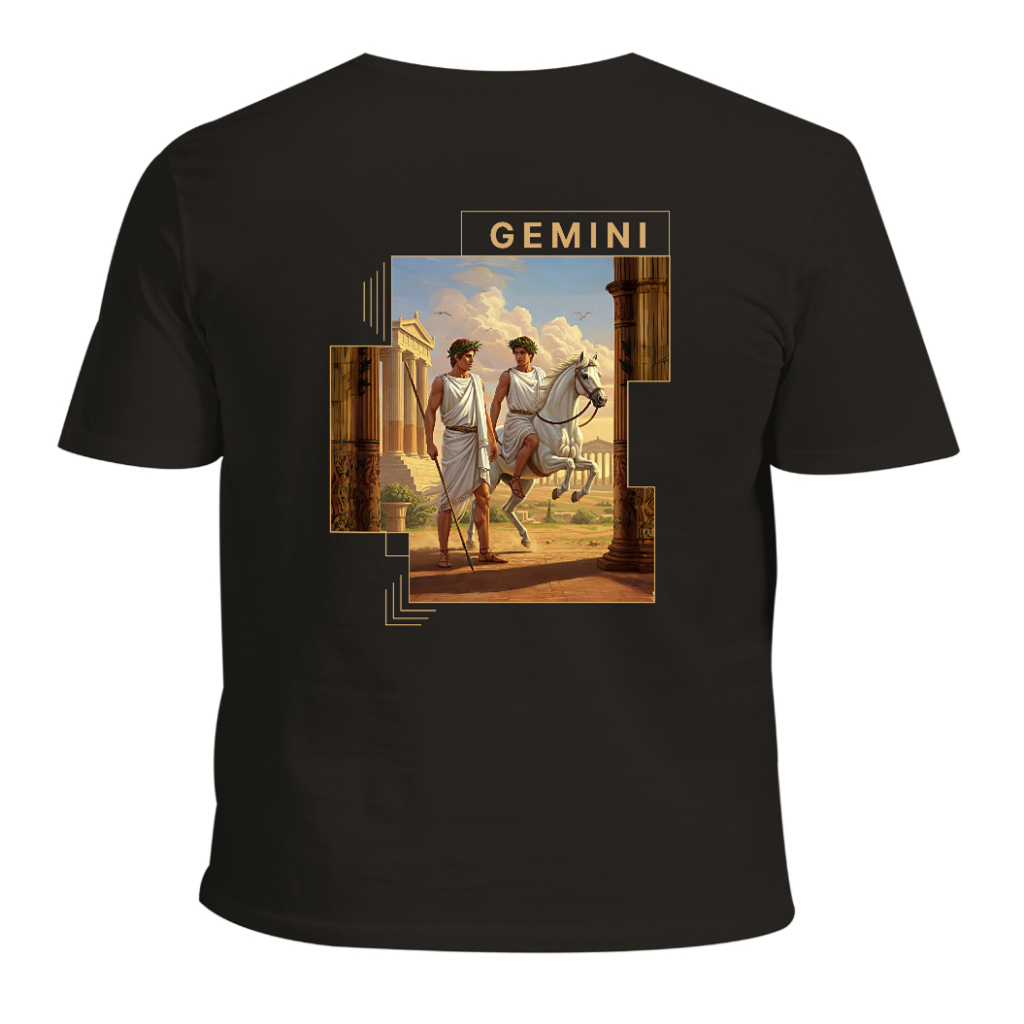 Kaos Edisi Zodiak Gemini | T-shirt Gemini| Baju Pria | Distro