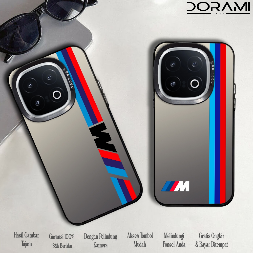 Case VIVO IQOO 13 ( BMW ) Softcase Hybrid IMD Plate Polycarbonate Hologram Premium So Cool - Casing 