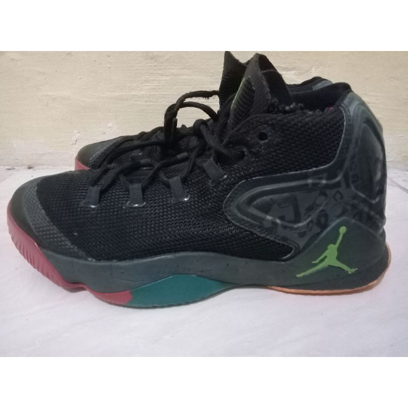 Sepatu Basket Air Jordan Nike Melo 12 Dungeon Black Second