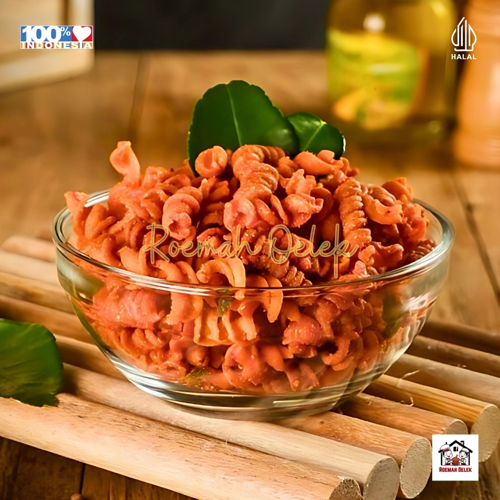 

Makaroni Spiral Premium Pedas Jeruk 100gr – Kriuk Gurih, Bumbu Melimpah!