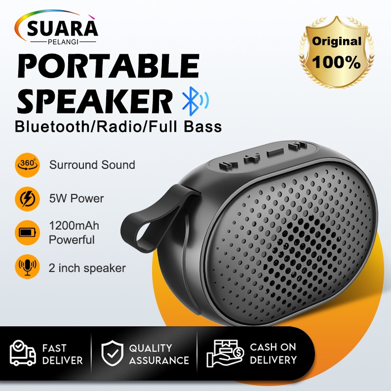 KODE X6Q SUPER BASSSpeaker Bluetooth Mini Super Bass Music Box Full Bass Portabel Wireless Original 