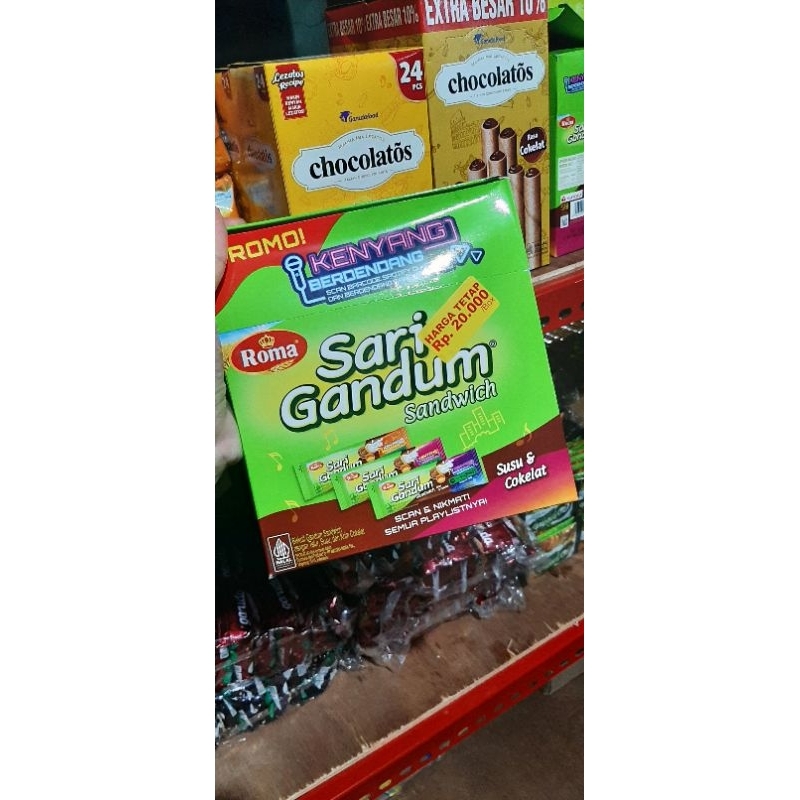 

roma sari gandum box 324gram 12pcs