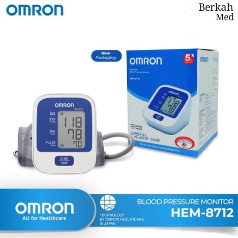 ALAT TENSI DARAH DIGITAL MERK OMRON Automatic Blood Pressure Monitor HEM-8712