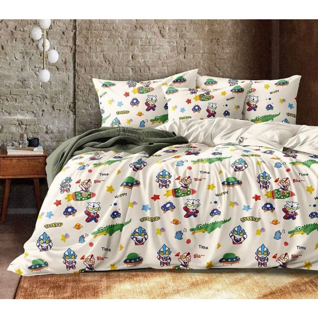 Sprei SET Kids, Bedcover SET Anak bahan Katun Jepang 90x200 100x200 120x200 160x200 180x200 200x200 