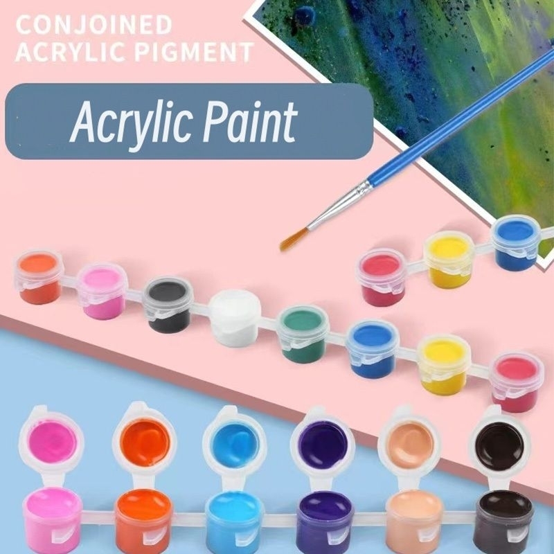 

Cat Akrilik Set Acrilic Paint Set 6 Warna Cat Lukis Kreatifitas Anak Cat untuk gambar