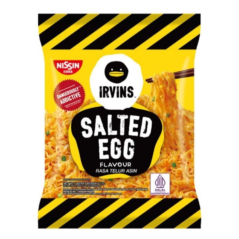 

Nissin Irvis Mi Instan Rasa Telur Asin & spicy Salted EGG117g