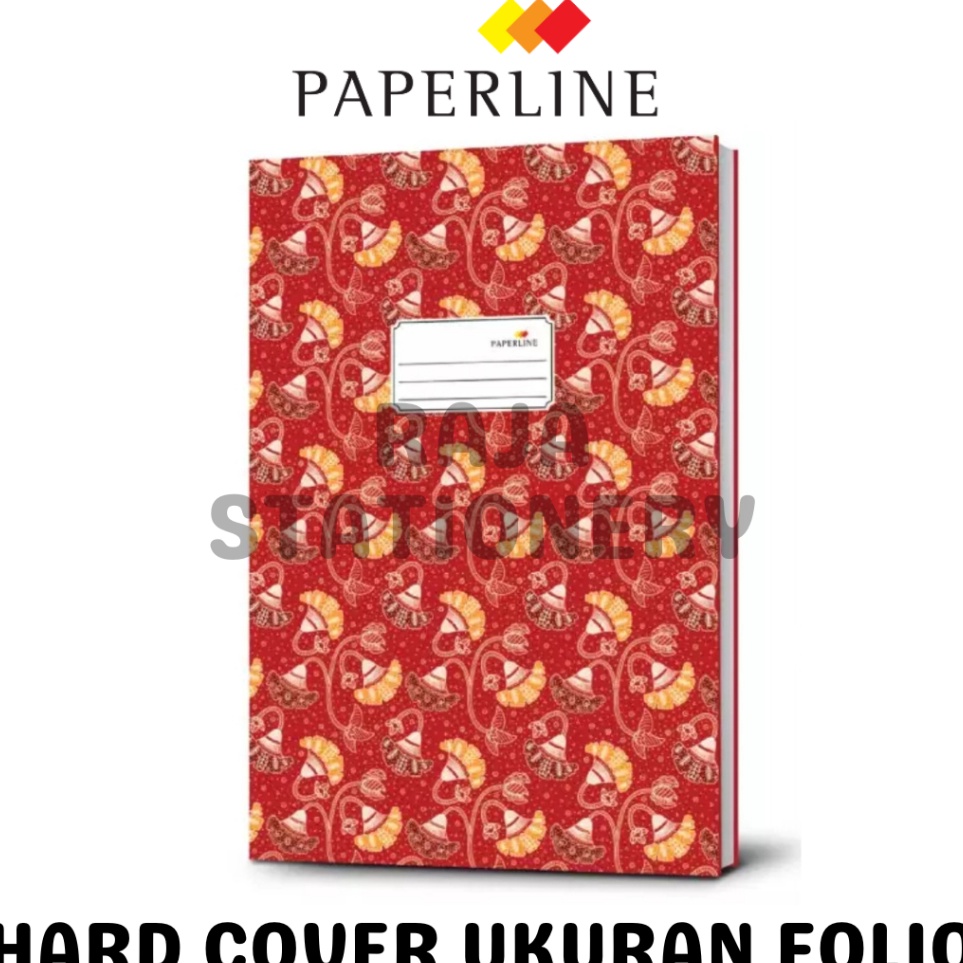 

KODE R96C Paperline Buku Tulis HARD COVER 2 Sheets Folio BESAR F4 2 Lembar Garis Kantor