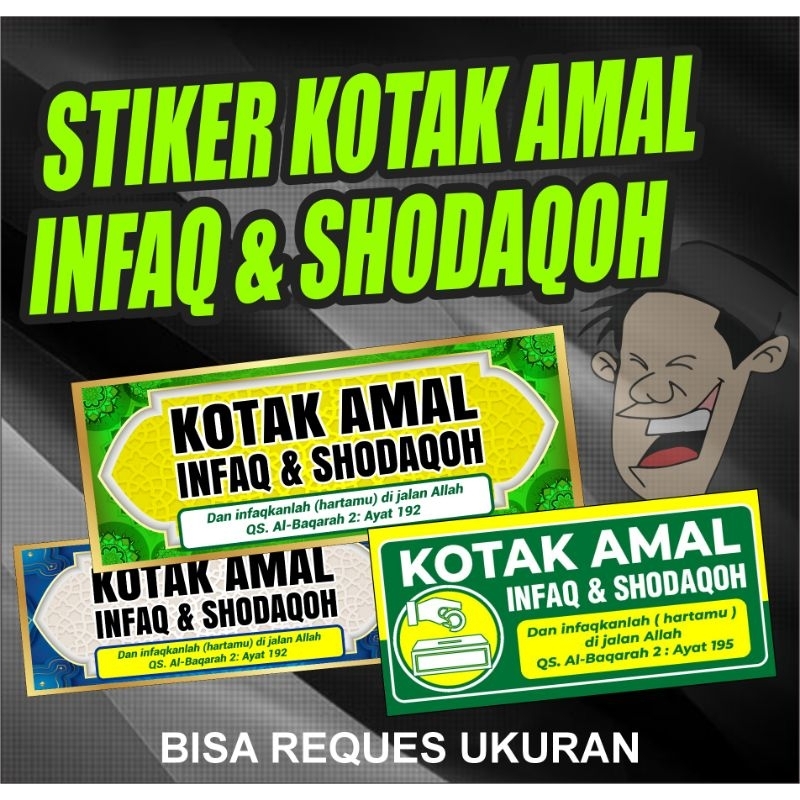 

stiker kotak amal