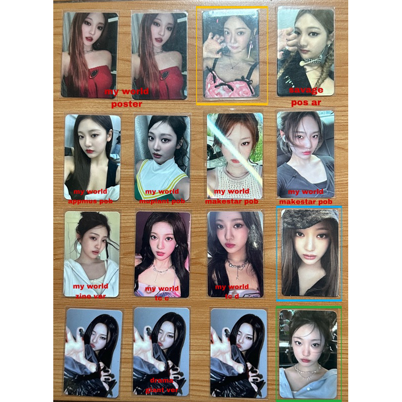 (Part 4) Photocard pc aespa official ningning