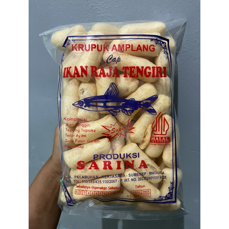 

Kerupuk Amplang Madura Ikan Tenggiri