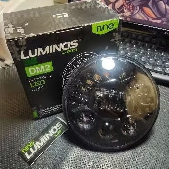 LAMPU DAYMAKER BULAT MERK LUMINOS 7INC PNP RX KING NEW NINJA R SS