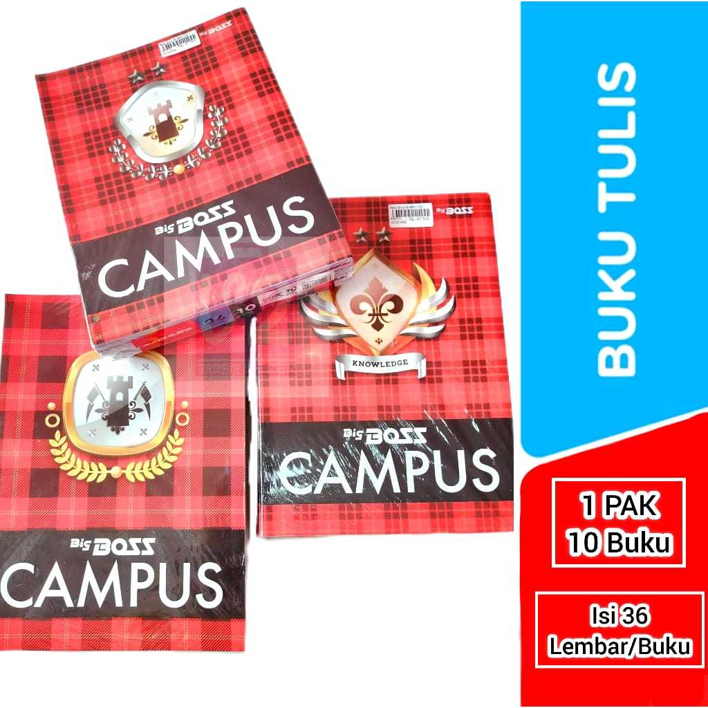 

Veiso_BigBoss Campus / Buku Tulis 36 Lembar (10 buku)