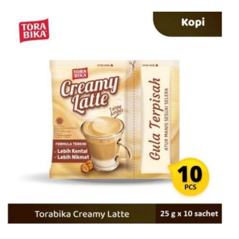 

creamy latte torabika 1 renceng