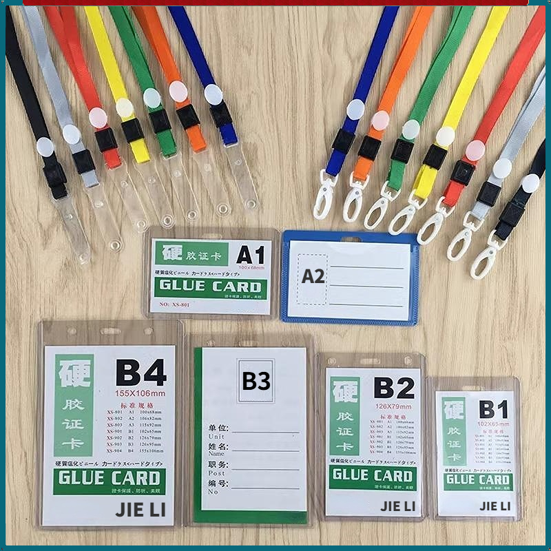 

ID Card case +Tali / Papan Name Tag / Gantungan Papan / ID Card Paket Termurah Name B1 B2 B3 B4
