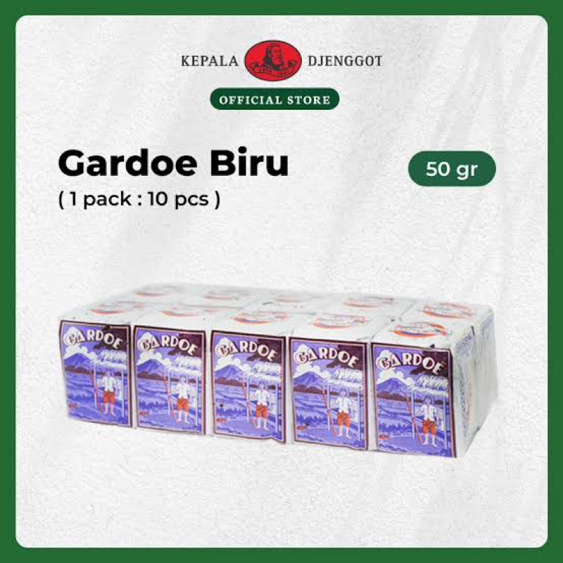 

TEH GARDOE BIRU Pak/Pres Isi 10pcs Teh Khas Solo Asli
