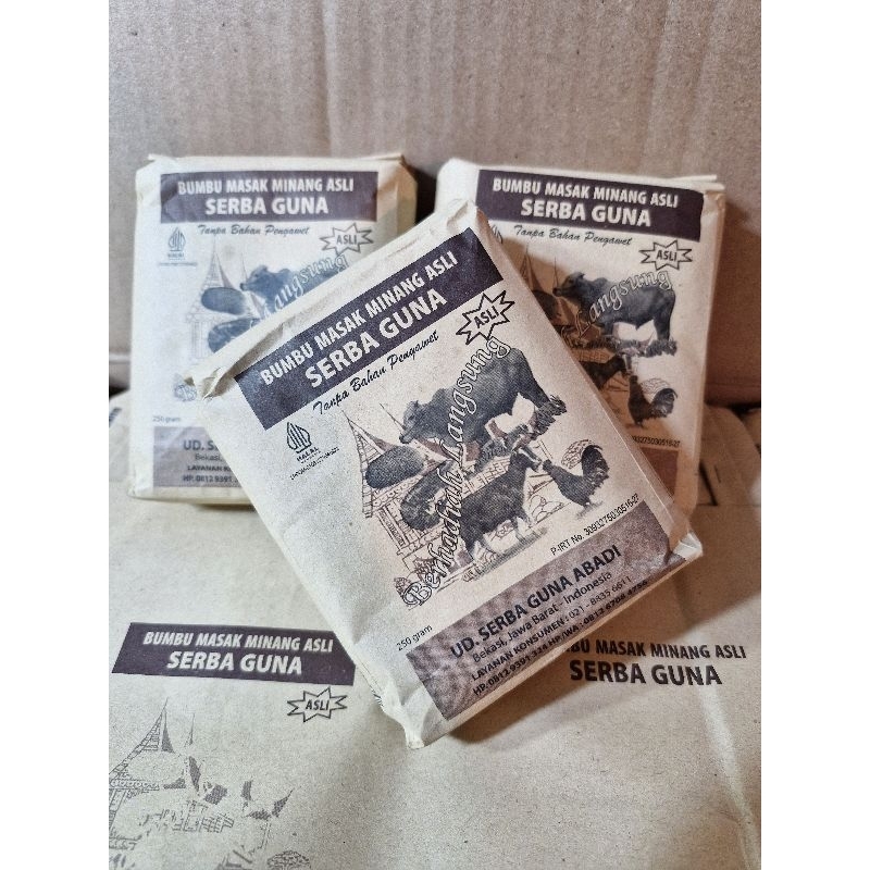 

BUMBU GULAI SPESIAL SERBA GUNA 250GRAM BUMBU instan