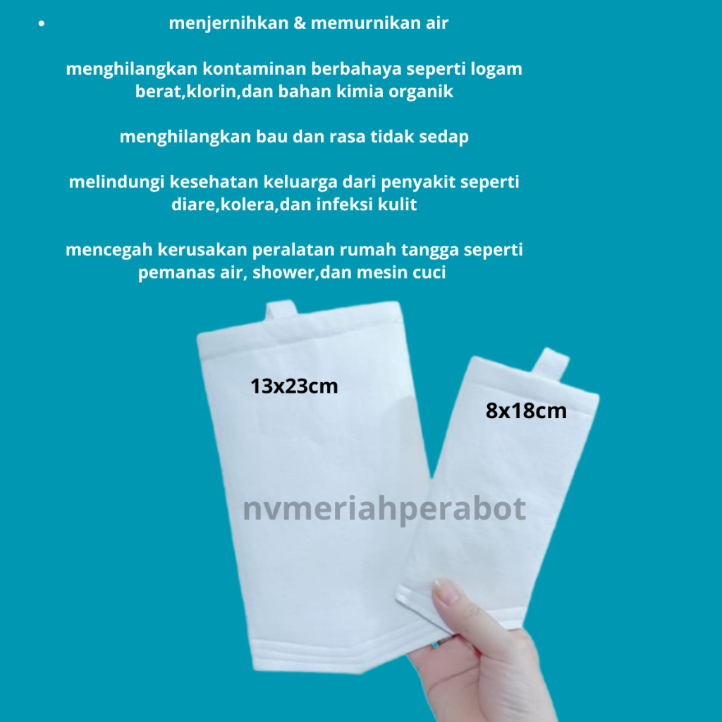 Saringan Air Kran Beranak Penjernih Air/Filter Air /Kuning Bau Karat