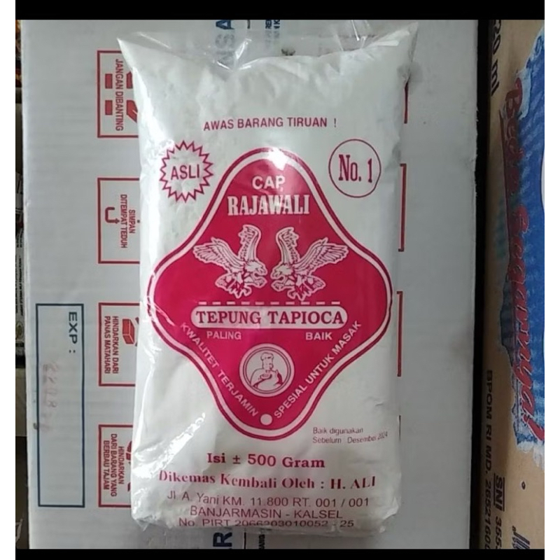 

tepung tapioka / kanji cap Rajawali 500gr