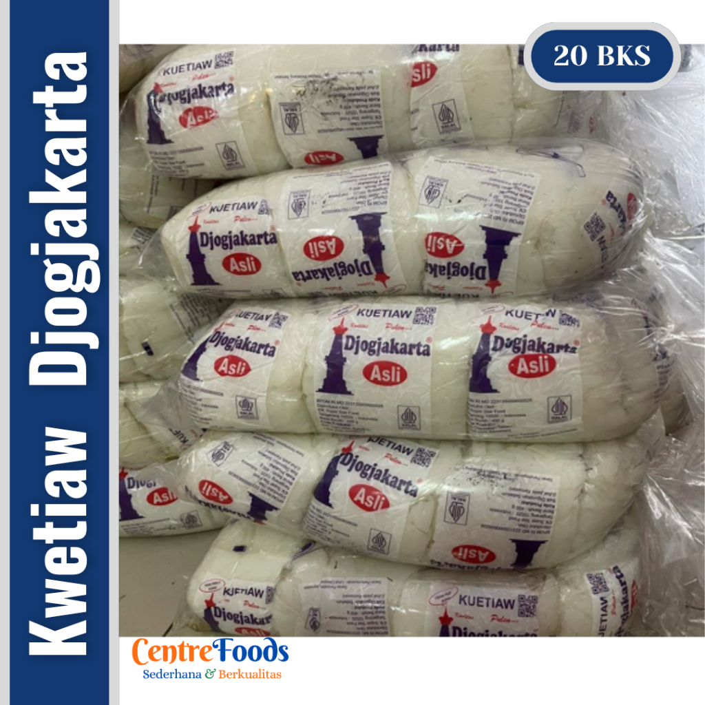 

Kwitau Kwetiaw Kwetiow - KueTiau Kuetiaw DJOGJAKARTA | Isi 20 Bks - 10 Kg [ Harga Per BALL ]