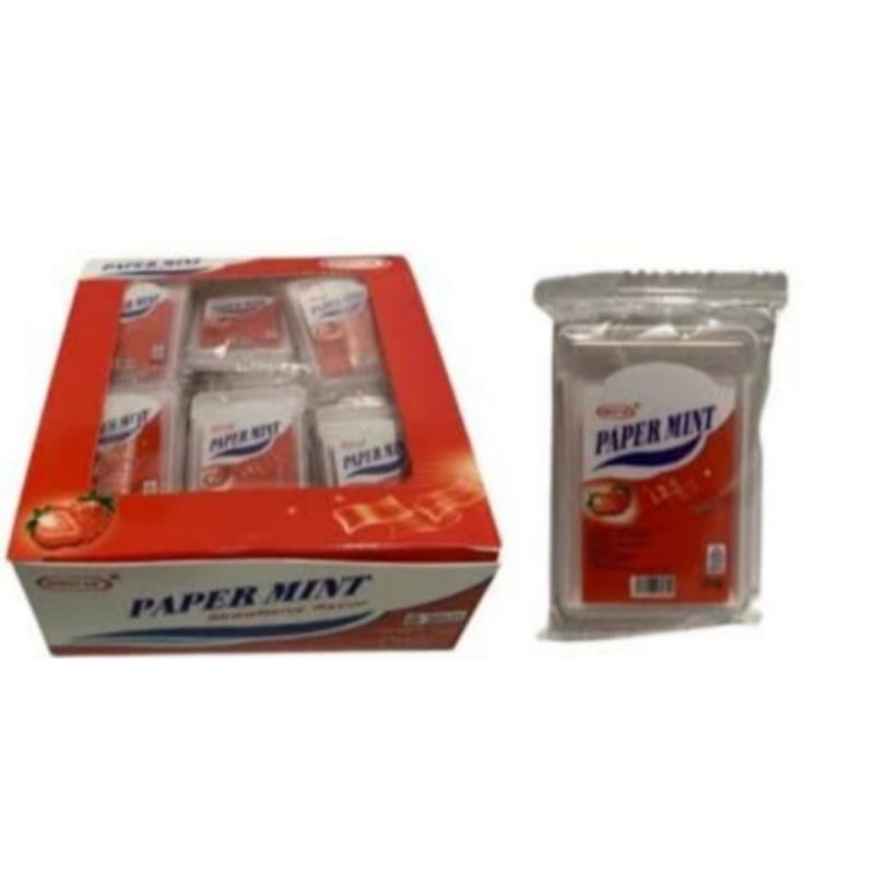 

ADY78 SWEET ME PERMEN PAPER MINT STRAWBERRY 30 Pcs