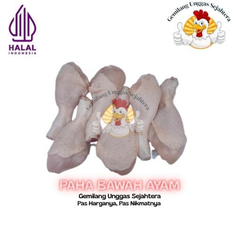 

Paha Bawah/Paha Pentung Ayam 1kg Broiler