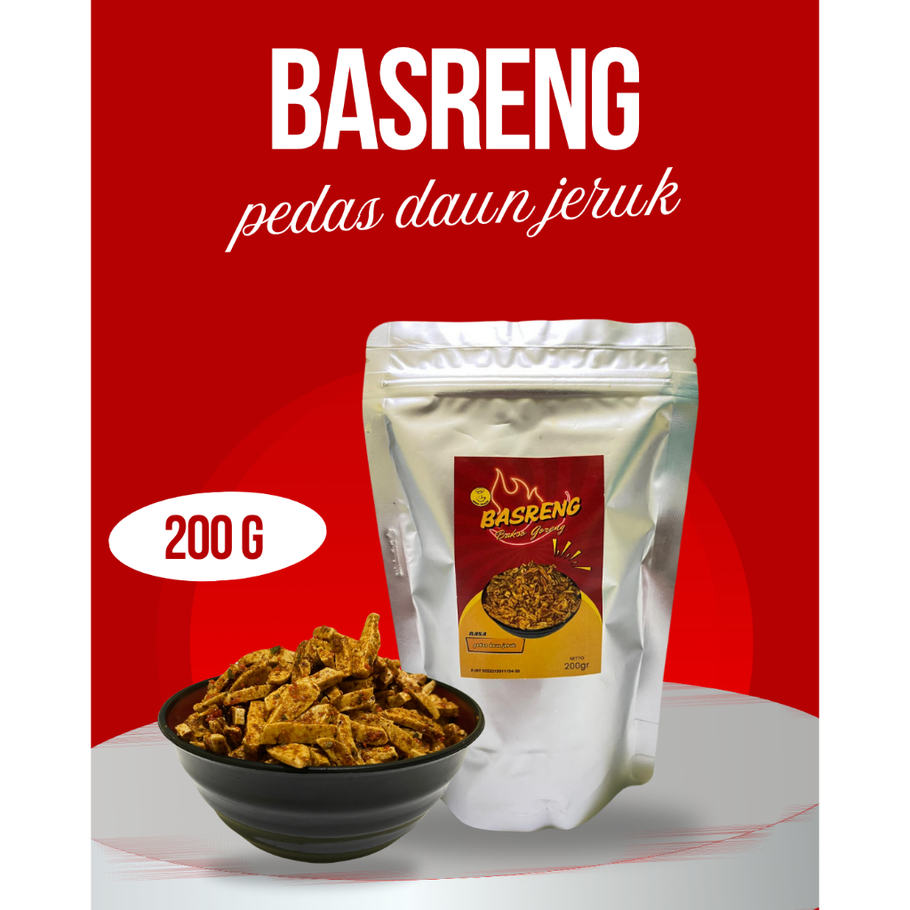 

BASRENG PEDAS DAUN JERUK 200 gram