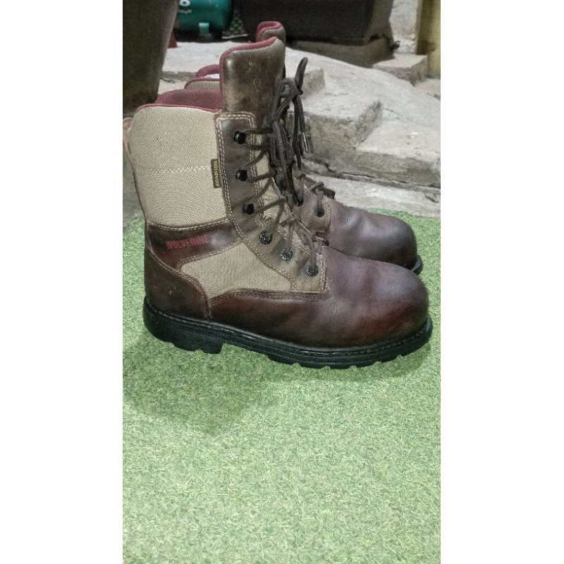 Sepatu boots safety Thinsulate ultra 1000 gram by Wolverine waterproof SZ 43