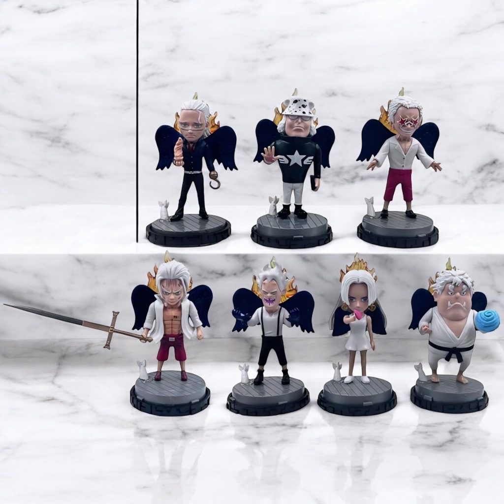 Action Figure Pacifista Seraphim Boa hancock Mihawk Jinbe crocodile luffy one piece