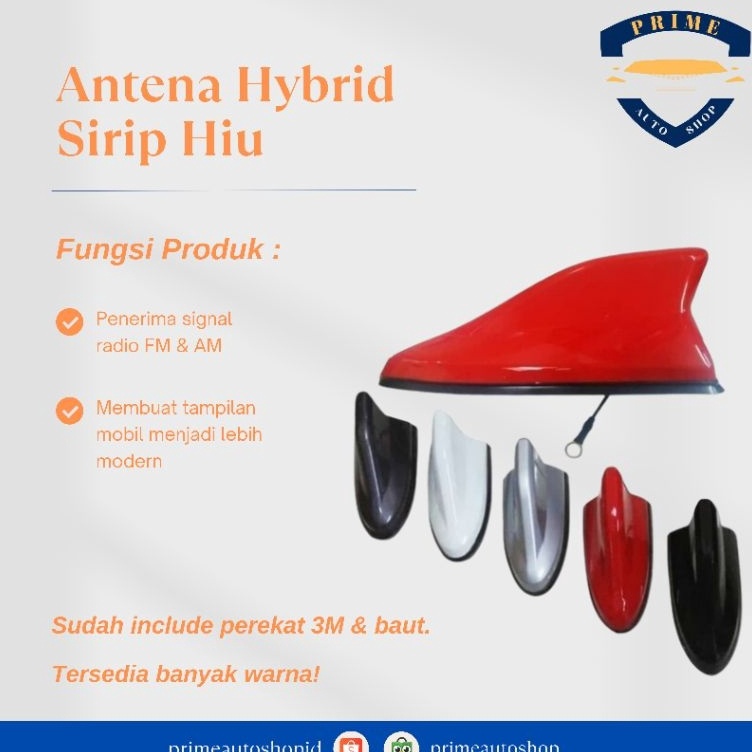 KODE V74J Antena Mobil Sirip Hiu Hybrid  Antena Mobil Sirip Hiu  Antena Sirip Hiu Hybrid
