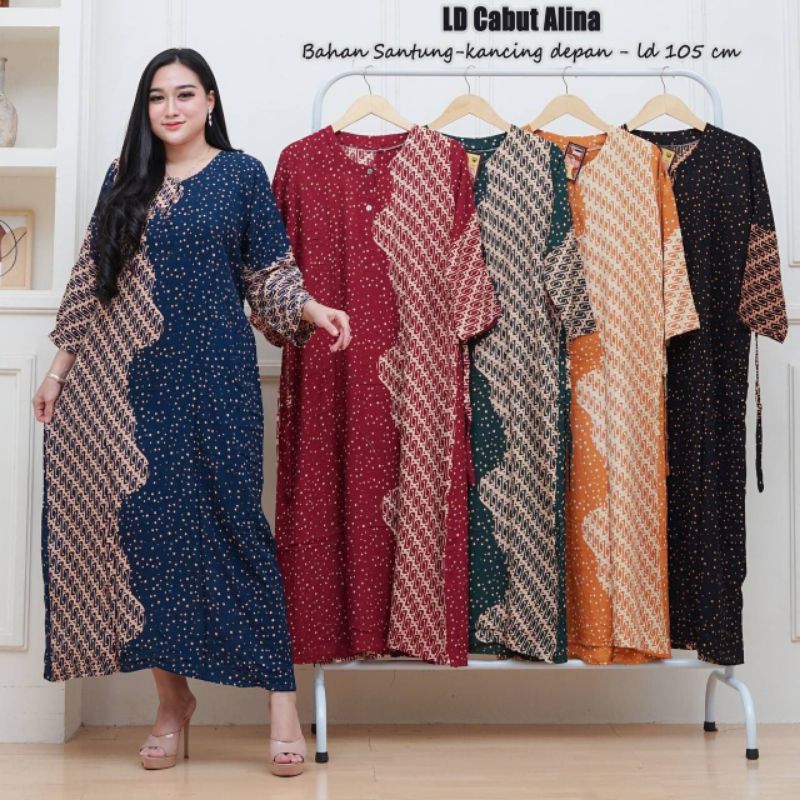 Daster Rayon Lengan Panjang Kekinian Aneka Motif Santai