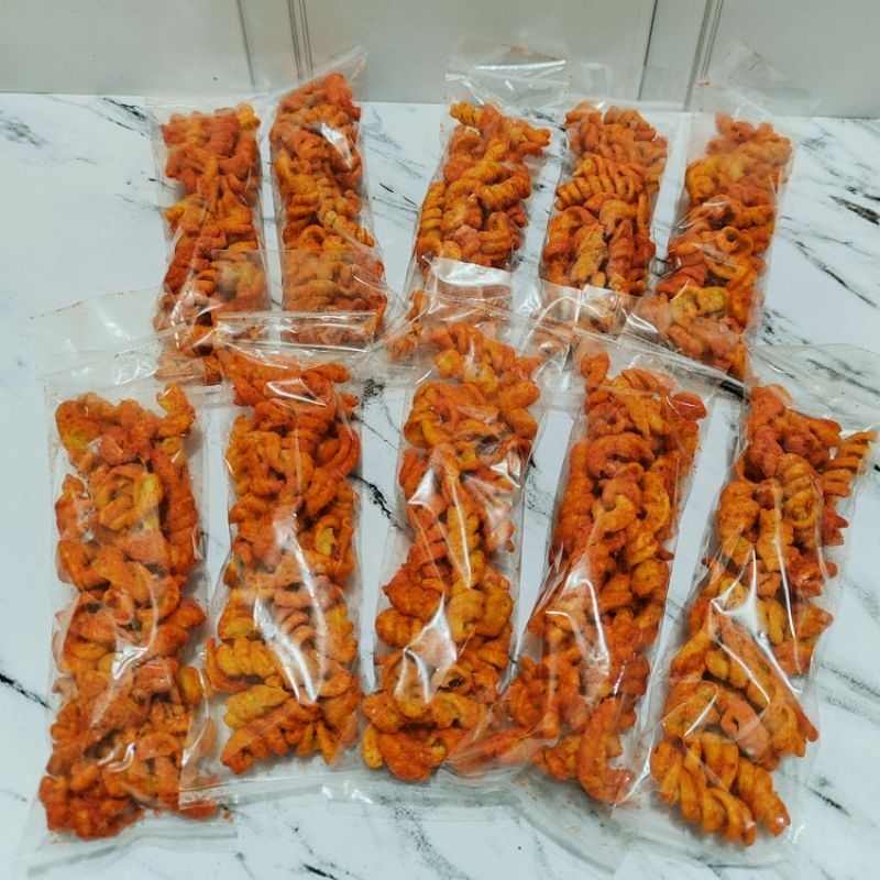 

Snack Makaroni Spiral Kemasan 1 Pack Isi 10