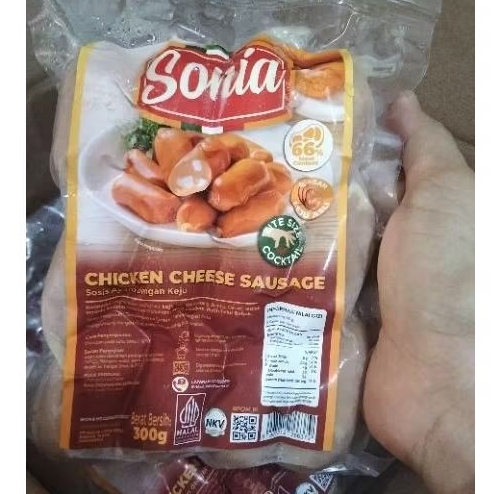

Sonia Chicken Cheese Sausage 300gr