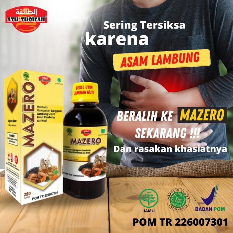 

Ath Thoifah Madu Mazero 280g Membantu Meringankan Gangguan Lambung