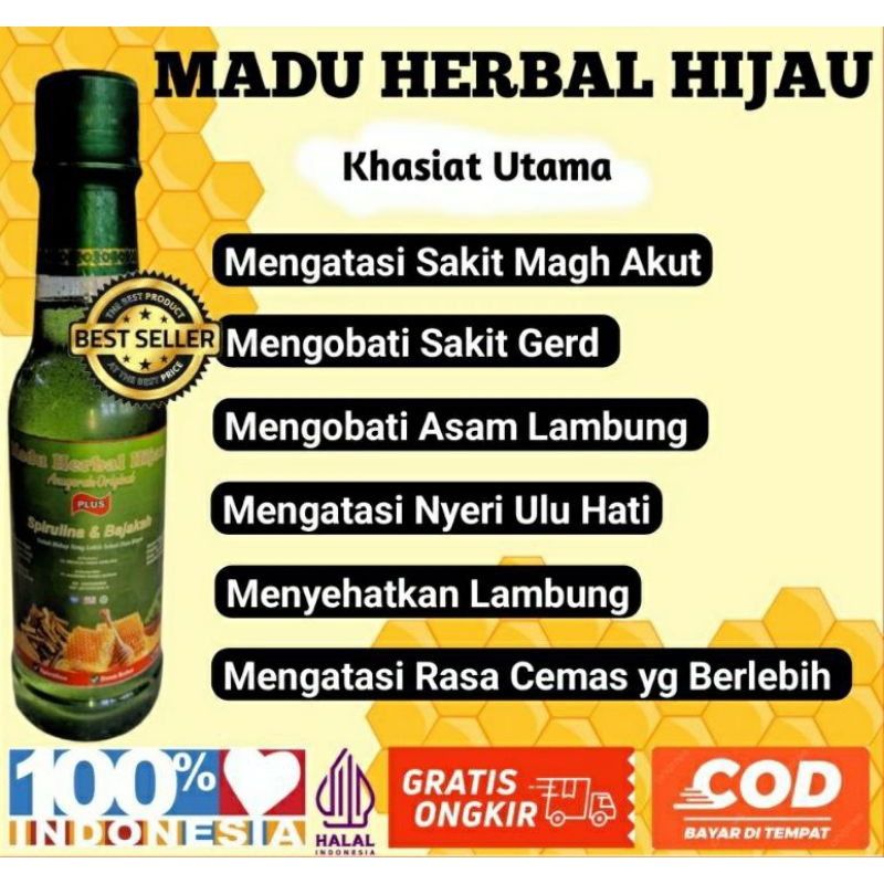 

ANUGRAH Madu Hijau - Madu Lambung Paling Ampuh - Obat Lambung - Obat Asam Lambung - Obat Maag - Gerd