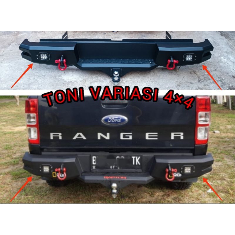 Bemper Bumper Belakang Ford Ranger T6 Model HAMMER