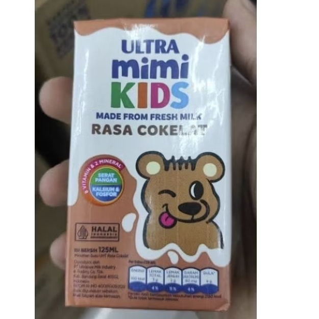 

Susu Ultra Mimi Kids UHT 125ml / 1 karton isi 40pcs