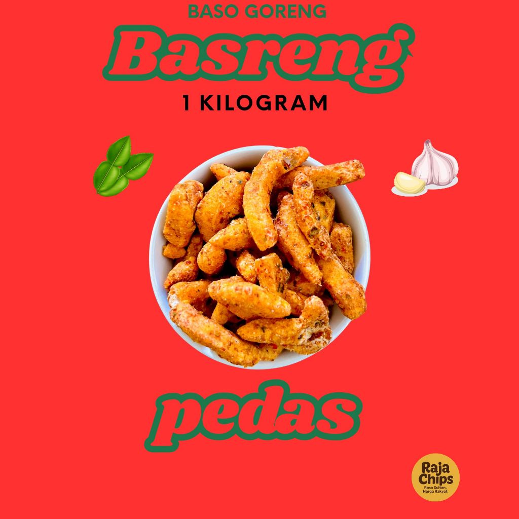 

Salma Chips - Basreng 1 Kg Pedas Daun Jeruk Gurih Renyah Enak | Raja Chips