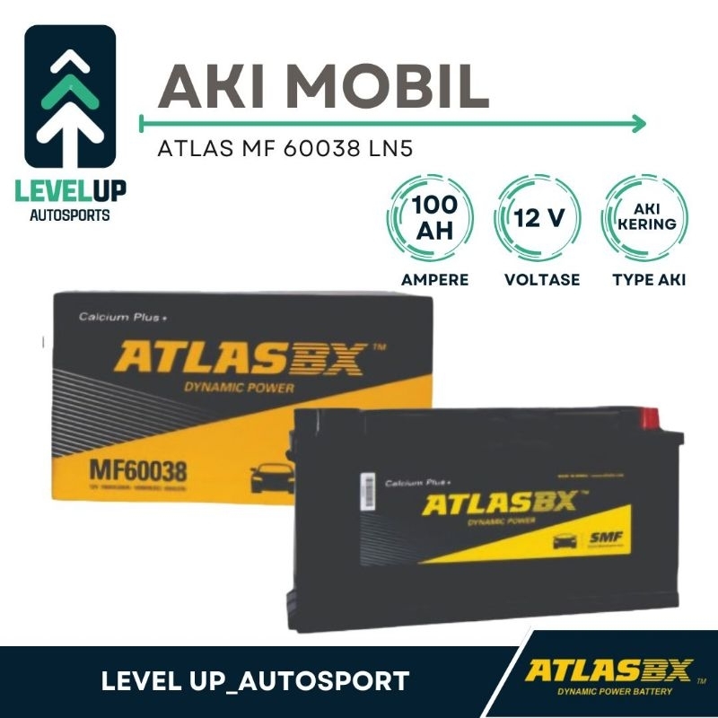 Atlasbx Aki Mobil MF 60038 DIN 100 BMW 100AH DIN100