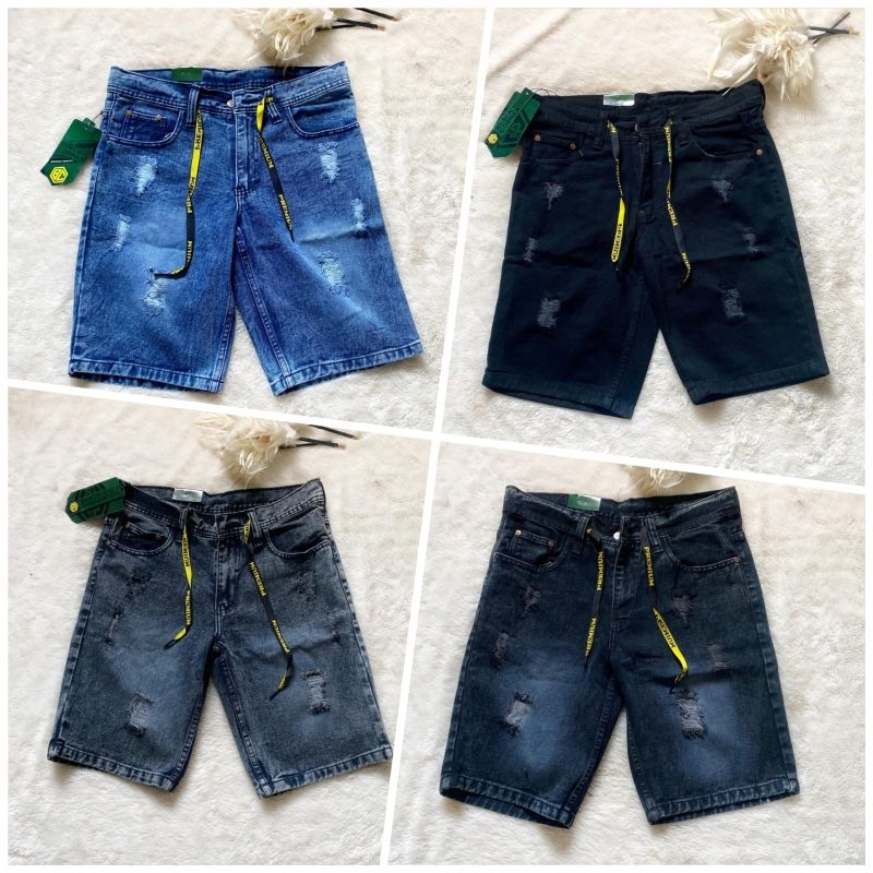 CELANA SOBEK JEANS PRIA CELANA JEANS PENDEK DEWASA JEANS SOBEK PRIA DEWASA JEANS PENDEK SOBEK CELANA