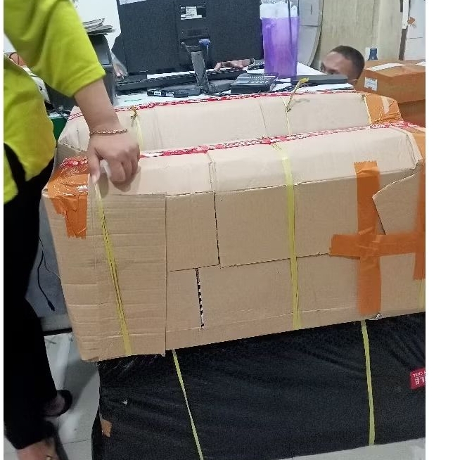 

tambahan packing kardus + buble wrap
