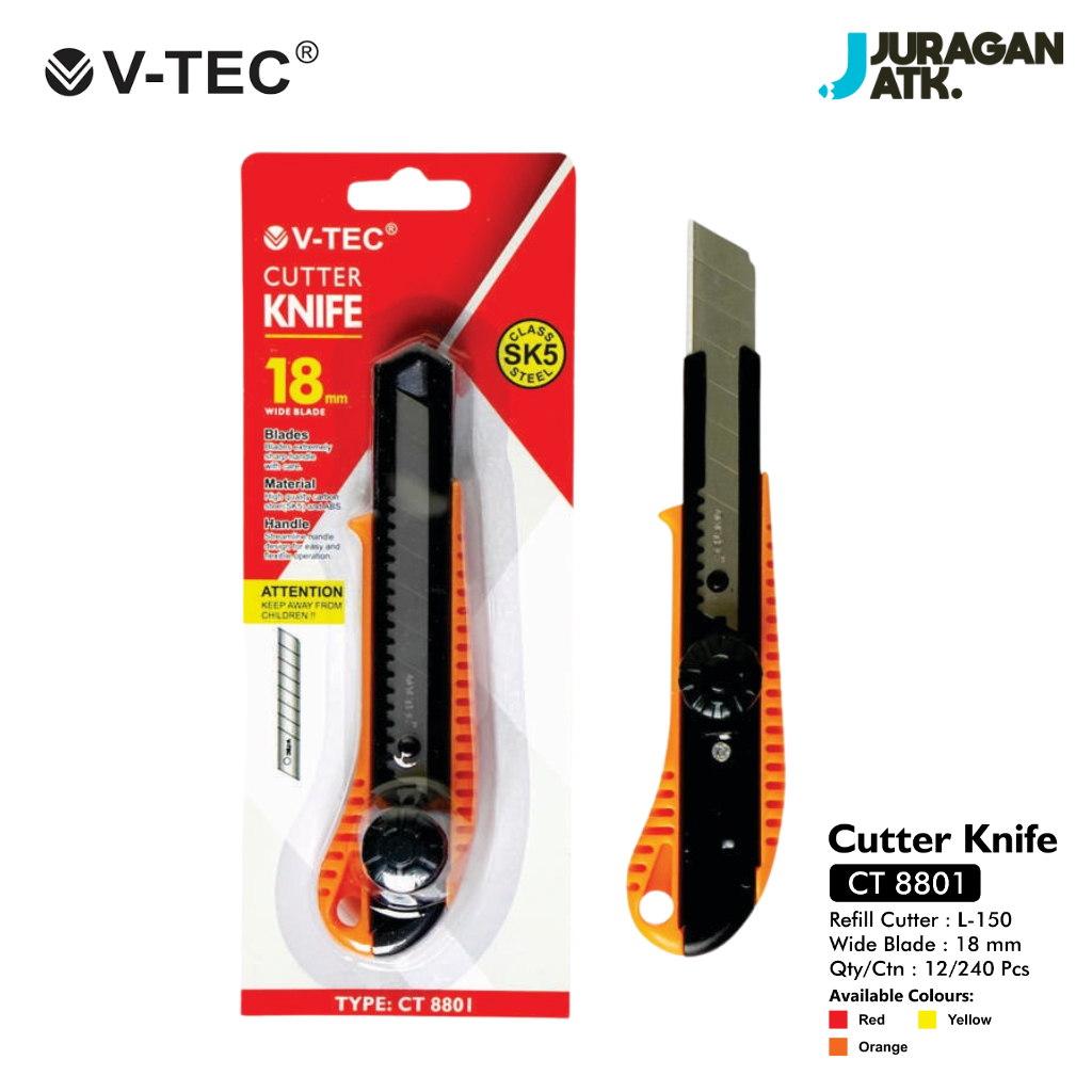 

Cutter Knife Cutter Besar V-Tec CT 8801