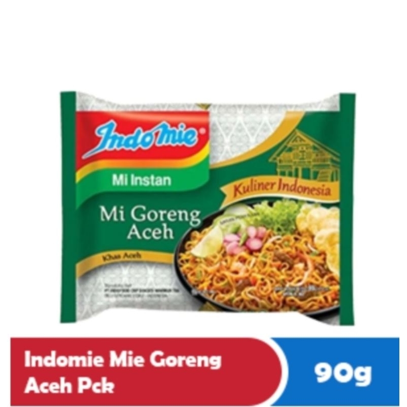 

Indomie Goreng Aceh 90g Mie instan Goreng Aceh Makanan & Sarapan | 1Sachet | 1Dus 40x90