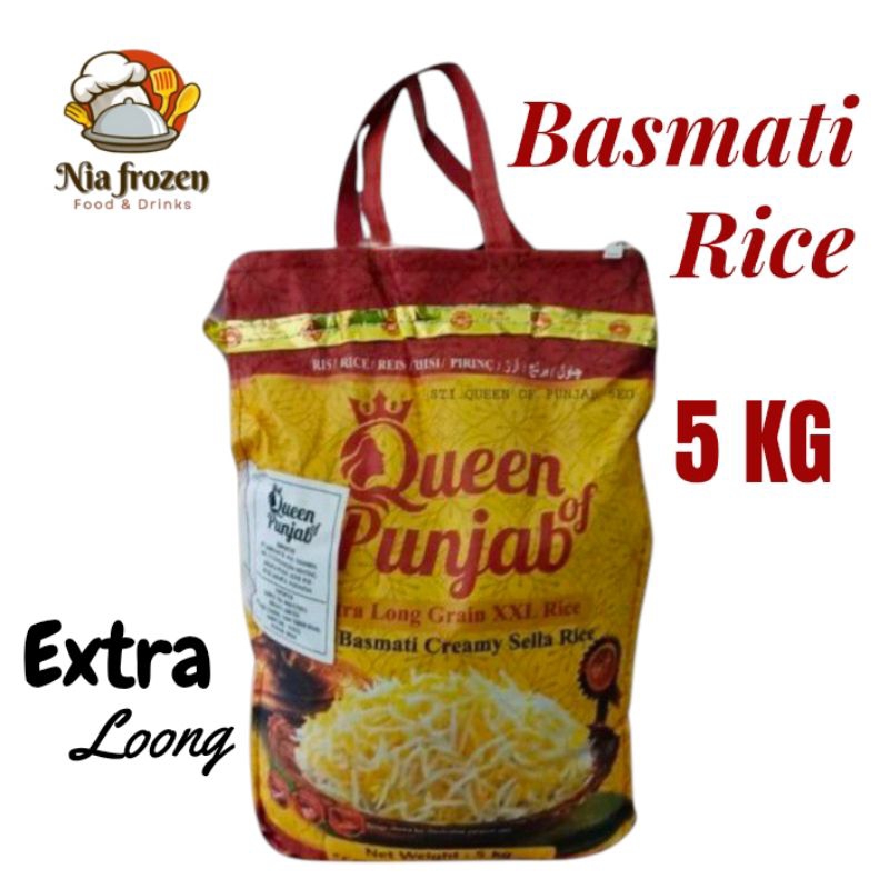 

beras basmati queen punjab original kemasan original 5kg