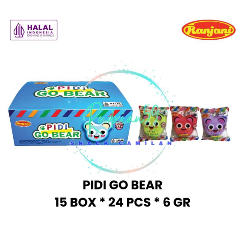 

Pidi Go Bear box isi 24 pcs