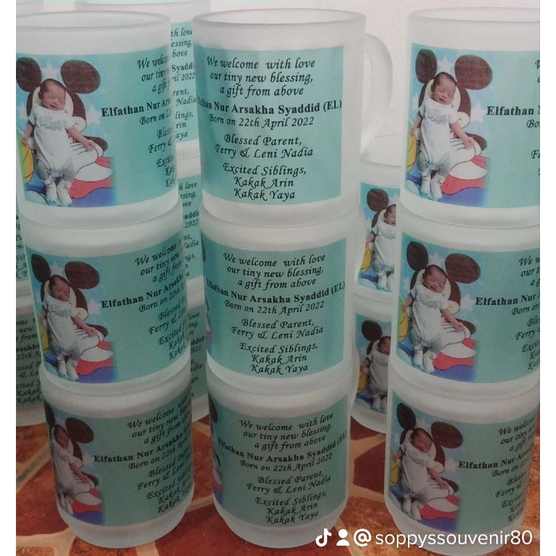 ( isi 100 ) Souvenir aqiqahan, souvenir Aqiqah anak, Souvenir Aqiqah Murah